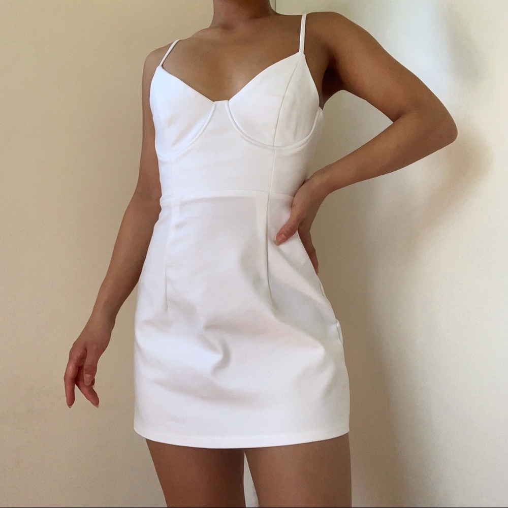 Princess Polly Novella Minidress White